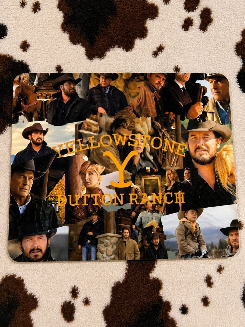 Yellowstone Dutton Ranch Collage Computer Mouse Pad